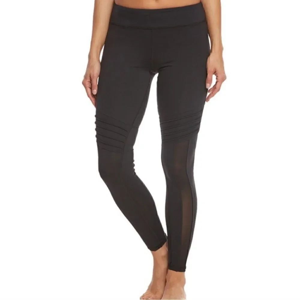 Trina Turk Recreation Black Geo Knit Leggings Size XS